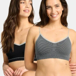 Lot De 2 Brassières Noir