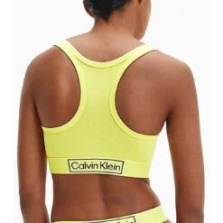 CALVIN KLEIN UNDERWEAR Bralette Sans Armatures - Jaune -Aubade Soldes bralette sans armatures jaune 3357056 3 1140x1140