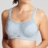 Panache Brassière De Sport Armatures Grise