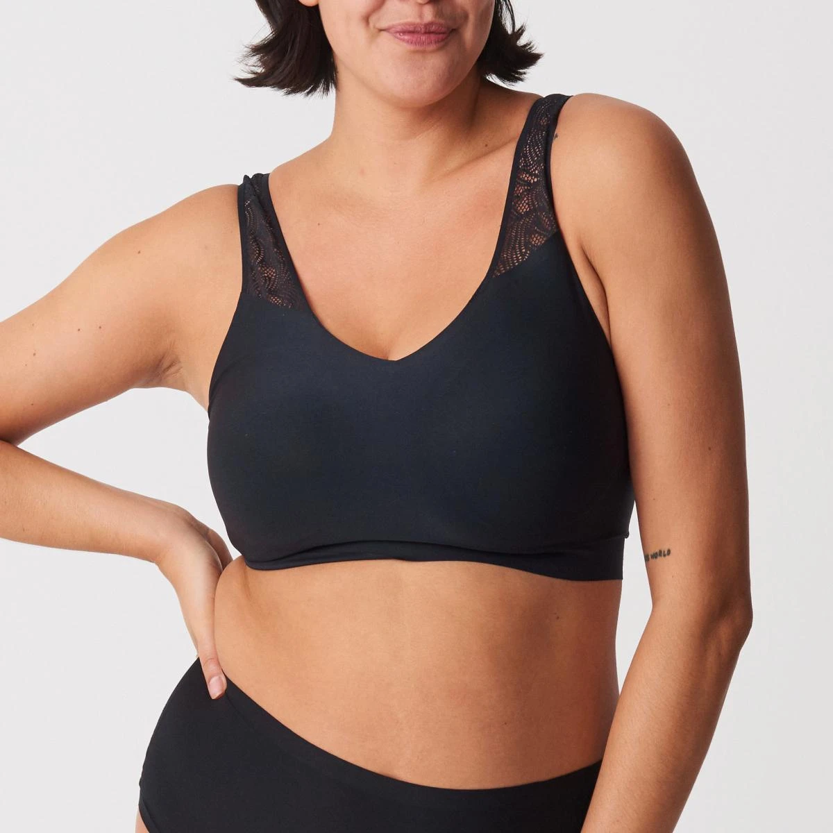 Chantelle Brassière Paddé Dentelle Stretch Noire 4 Chantelle Brassière Paddé Dentelle Stretch Noire – Image 2