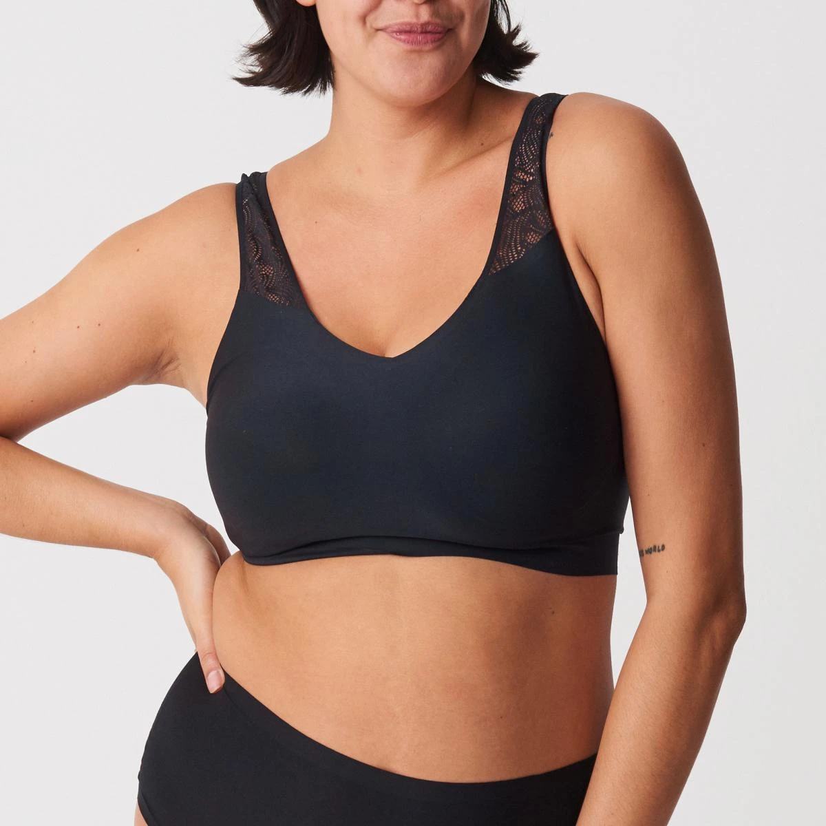 Chantelle Brassière Paddé Dentelle Stretch Noire 3 Chantelle Brassière Paddé Dentelle Stretch Noire