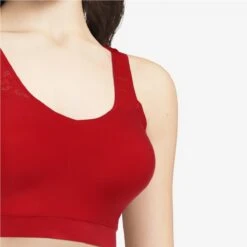 Chantelle Brassière Paddé Dentelle Stretch Rouge -Aubade Soldes brassiere padde dentelle stretch rouge 1232217 2 1200x1200