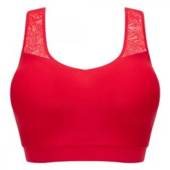 Chantelle Brassière Paddé Dentelle Stretch Rouge -Aubade Soldes brassiere padde dentelle stretch rouge 1232217 1200x1200