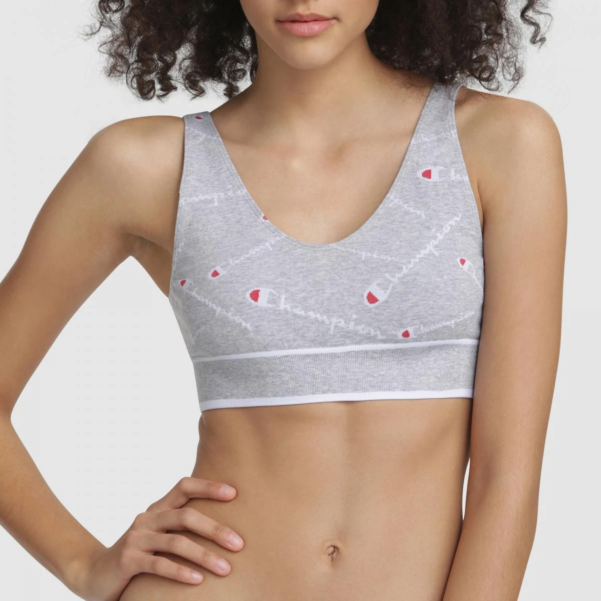 Champion Brassière Sans Armatures Grise 4 Champion Brassière Sans Armatures Grise – Image 2