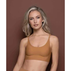 Bye Bra Brassière Sans Armatures Invisible - Marron