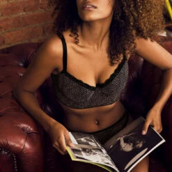 Bustier à Armatures Freya SUMMER HAZE Black -Aubade Soldes bustier a armatures freya summer haze black 9 1140x1140