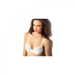 Soutien-gorge à Armatures Bonnet C, D Et E Blanc Duchesse POMM'POIRE - Blanc