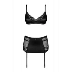 Obsessive Ensemble 3 Pièces - Soutien-gorge Push-up, String Et Porte-jarretelles - Noir -Aubade Soldes ensemble 3 pieces soutien gorge push up string et porte jarretelles noir 3374306 1140x1140