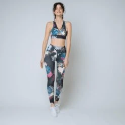 Ensemble Sport Brassière Et Legging Imprimé -Aubade Soldes ensemble sport brassiere et legging imprime 3200526 3 1200x1200