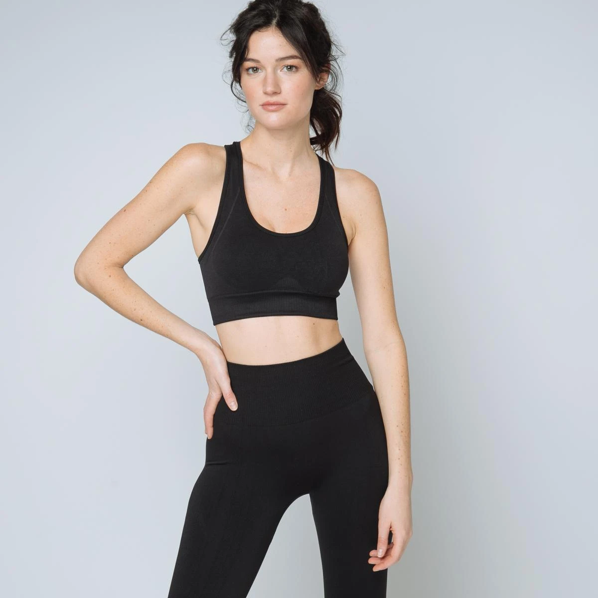 Ensemble Sport Brassière Et Legging Sans Couture 3 Ensemble Sport Brassière Et Legging Sans Couture