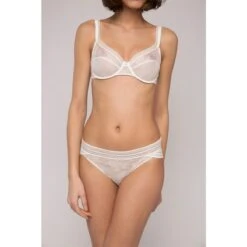 MAISON LEJABY Souten-gorge Cerclé Blanc -Aubade Soldes souten gorge cercle blanc 16433 lys 2 1200x1200