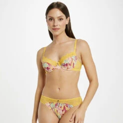 Soutien-gorge à Armatures Jaune