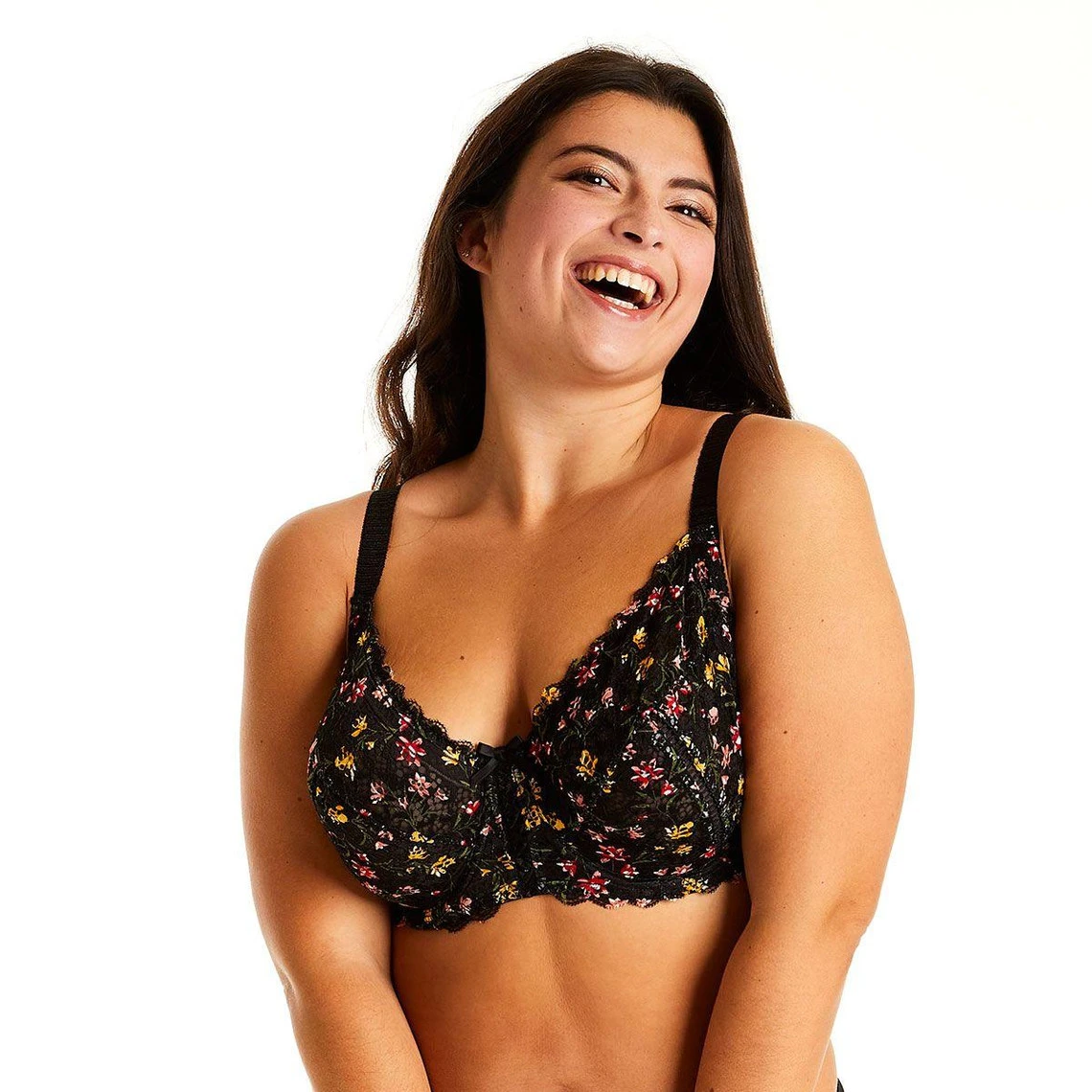 Soutien-gorge à Armatures Noir/rouge Elena 3 Soutien-gorge à Armatures Noir/rouge Elena