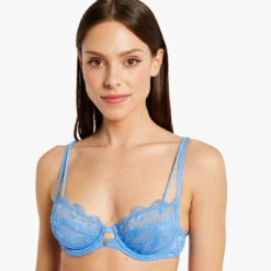 Soutien-gorge à Armatures - Bleu -Aubade Soldes soutien gorge a armatures sarah dentelle 3470668 6839830 30 1140x1140