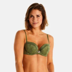 Soutien-gorge Ampliforme Coque Moulée Vert Echo -Aubade Soldes soutien gorge ampliforme coque moulee vert echo 3439350 6686428 28 1140x1140