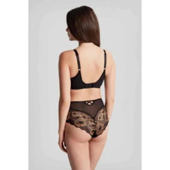 Panache Soutien-gorge Balconnet Armatures En Tulle Et Dentelle Florale - Noir -Aubade Soldes soutien gorge balconnet armatures noir 3406330 5 1140x1140