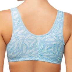 Amoena Brassière - Post Opératoire Avec Poches - Sans Armatures - Bleu -Aubade Soldes soutien gorge bleu 3263848 2 1140x1140