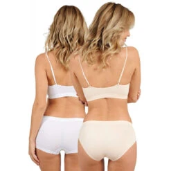 Lot De 2 Brassières Sans Armatures - Multicolore -Aubade Soldes soutien gorge brassiere sans armatures multicolore 3220421 5 1140x1140