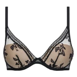 Passionata Soutien-gorge Coque Plongeante Noir -Aubade Soldes soutien gorge coque plongeante noir 253159 1200x1200