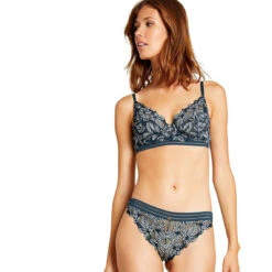Soutien-gorge Corbeille Armatures - Bleu -Aubade Soldes soutien gorge corbeille armatures bleu 3297272 2 1140x1140