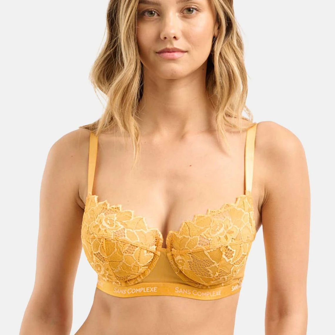 Soutien-Gorge Corbeille Armatures Jaune 3 Soutien-Gorge Corbeille Armatures Jaune