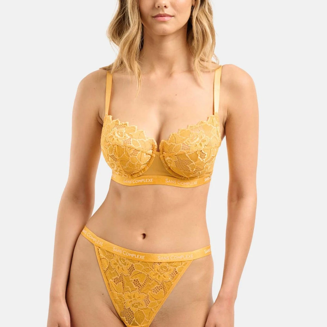 Soutien-Gorge Corbeille Armatures Jaune 6 Soutien-Gorge Corbeille Armatures Jaune – Image 4