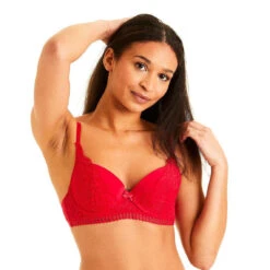 Soutien-gorge Corbeille Armatures - Rouge