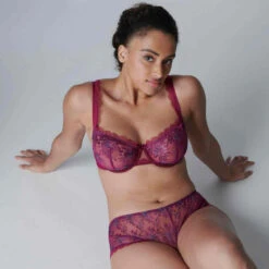 Soutien-gorge Corbeille Armatures - Violet -Aubade Soldes soutien gorge corbeille armatures violet 3405592 5 1140x1140