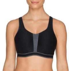 Soutien-gorge De Sport Rembourré PrimaDonna Sport THE SWEATER Black -Aubade Soldes soutien gorge de sport rembourre primadonna sport the sweater black 8 1200x1200