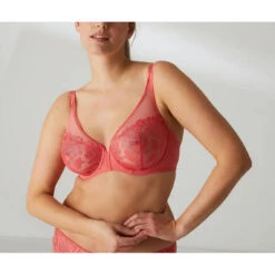 Soutien-gorge Décolleté Plongeant Armatures - Rose