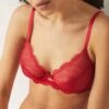 Soutien-gorge Décolleté Plongeant Armatures Rouge -Aubade Soldes soutien gorge decollete plongeant armatures rouge 1233223 5 1200x1200