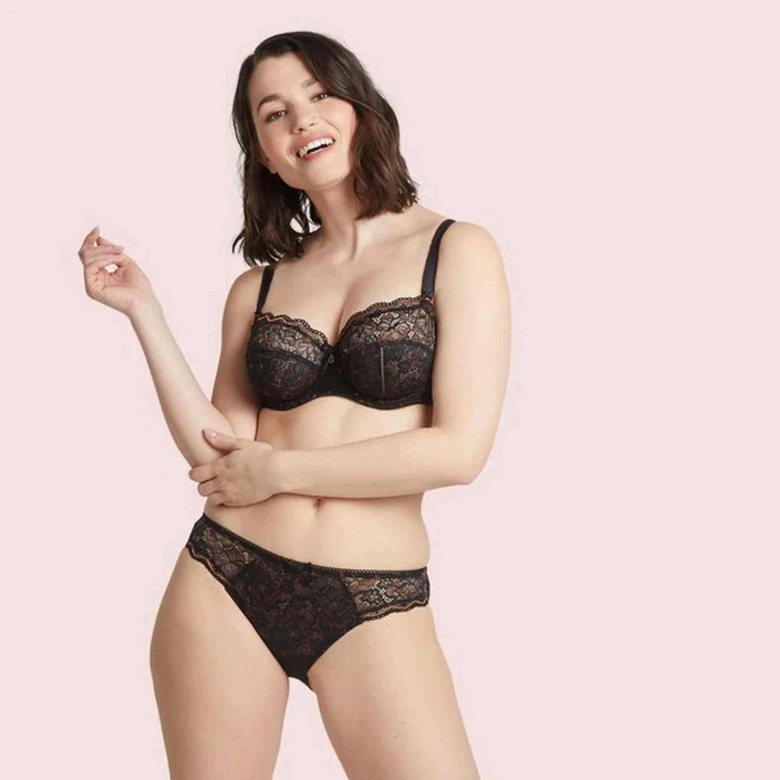 Soutien-gorge à Armatures Dentelle Bicolore Luccia Bestform – Image 4