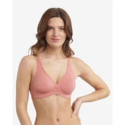 DIM Soutien-gorge Foulard Sans Armatures Rose -Aubade Soldes soutien gorge foulard sans armatures rose 3360714 1140x1140