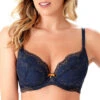 Gossard Soutien Gorge Plongeant Non Rembourrée - Bleu -Aubade Soldes soutien gorge gossard superboost lace bleu nuit 4 3440148 4 1140x1140
