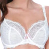 FREYA Soutien-gorge Plongeant à Armatures Blanc -Aubade Soldes soutien gorge plongeant a armatures freya fancies white 1 1140x1140