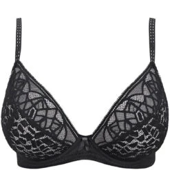 FREYA Soutien-gorge Plongeant à Armatures Noir -Aubade Soldes soutien gorge plongeant a armatures freya soiree lace black 4 1140x1140