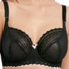FREYA Soutien Gorge Plongeant à Balconnets Noir -Aubade Soldes soutien gorge plongeant a balconnets freya daisy lace noir 1 1140x1140