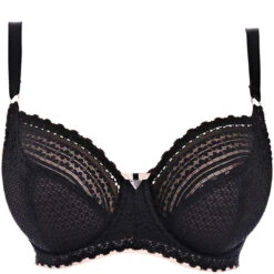 FREYA Soutien Gorge Plongeant à Balconnets Noir -Aubade Soldes soutien gorge plongeant a balconnets freya daisy lace noir 4 1140x1140