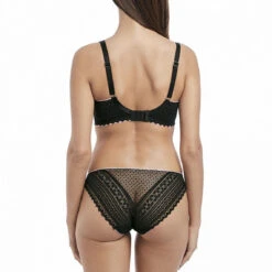 FREYA Soutien Gorge Plongeant à Balconnets Noir -Aubade Soldes soutien gorge plongeant a balconnets freya daisy lace noir 7 1140x1140