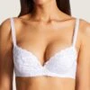Aubade Soutien-gorge Plongeant Armatures Blanc