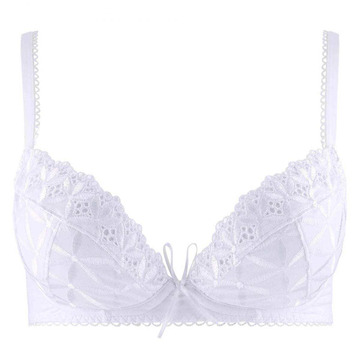 Aubade Soutien-gorge Plongeant Armatures Blanc 4 Aubade Soutien-gorge Plongeant Armatures Blanc – Image 2