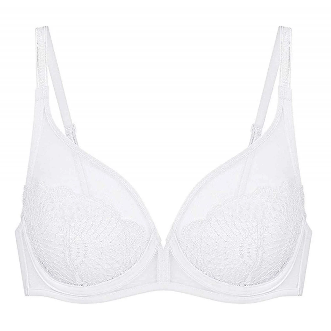 Soutien-gorge Plongeant Armatures - Blanc 4 Soutien-gorge Plongeant Armatures - Blanc – Image 2