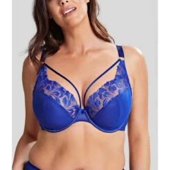 Aubade Soldes -Aubade Soldes soutien gorge plongeant armatures bleu 3308906 2 1140x1140