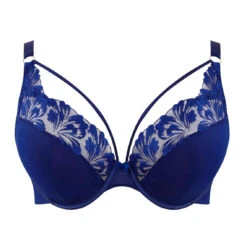 Aubade Soldes 28 Soutien-gorge Plongeant Armatures - Bleu Sculptresse