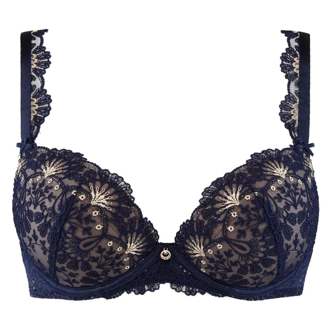 Aubade Soutien-gorge Plongeant Armatures - Bleu 4 Aubade Soutien-gorge Plongeant Armatures - Bleu – Image 2