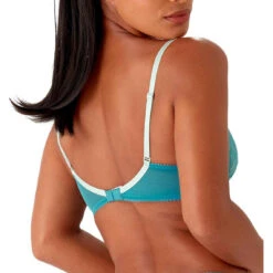 Gossard Soutien-gorge Plongeant Armatures - Bleu -Aubade Soldes soutien gorge plongeant armatures bleu 3405660 3 1140x1140