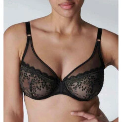 Soutien-gorge Plongeant Armatures - Noir