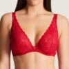 Aubade Soutien-gorge Plongeant Armatures Rouge