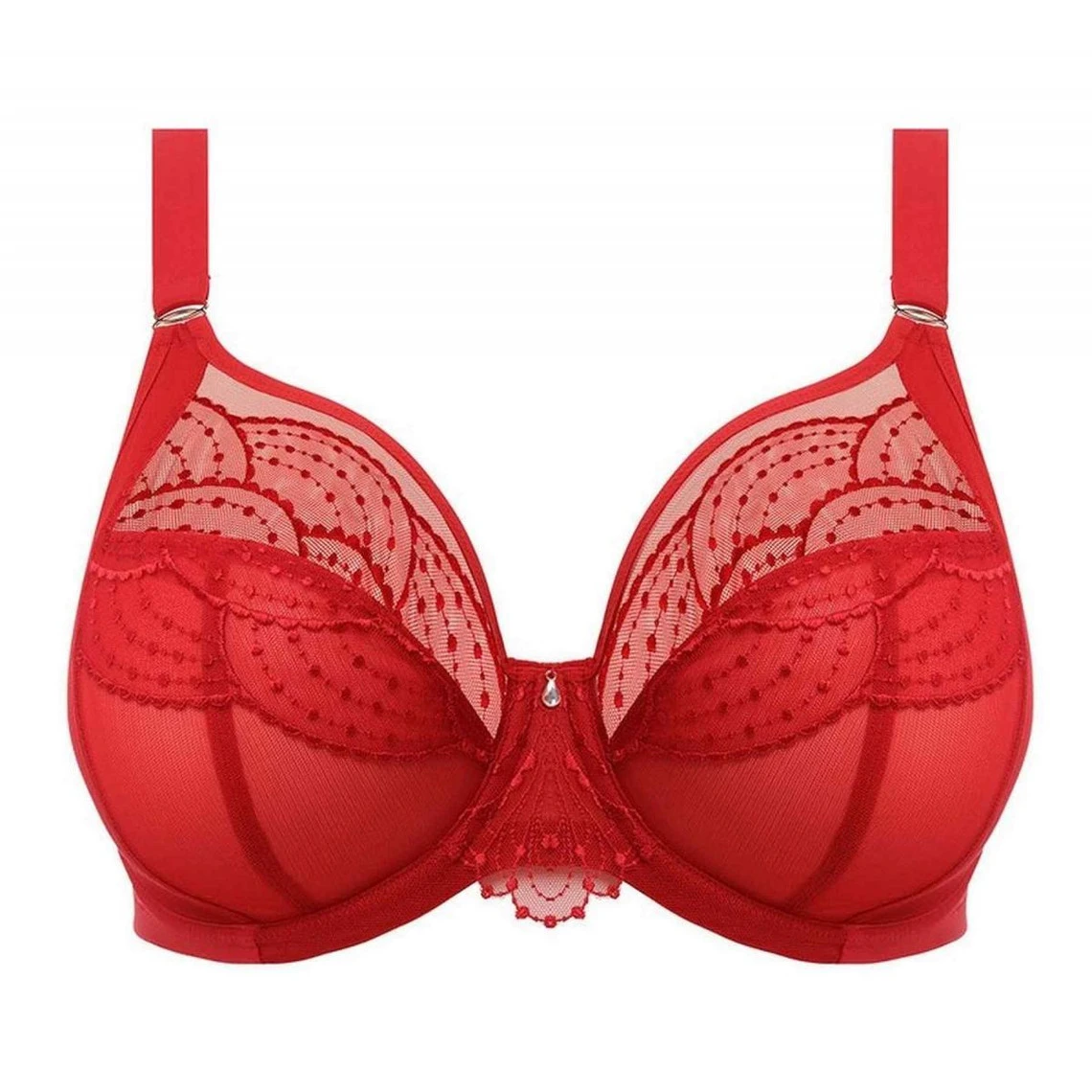 Soutien-gorge Plongeant Armatures - Rouge Elomi Priya 5 Soutien-gorge Plongeant Armatures - Rouge Elomi Priya – Image 3
