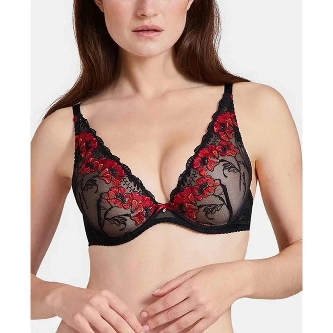 Aubade Soutien-gorge Plongeant Armatures Rouge 3 Aubade Soutien-gorge Plongeant Armatures Rouge